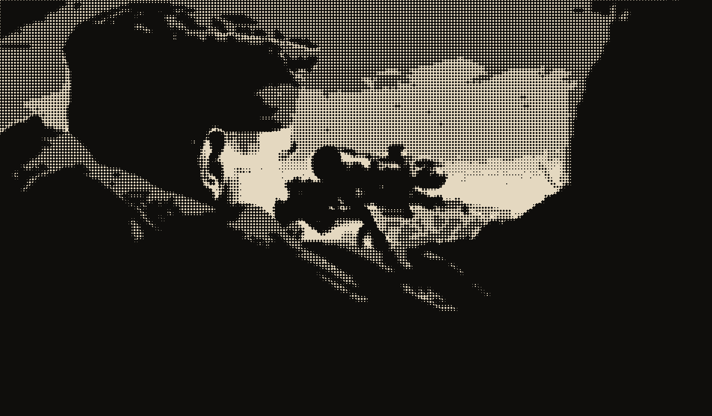 A German sniper at Stalingrad, 1942, printed in halftone.